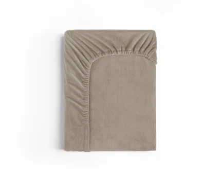 Luxurious Sleeping Comfort with Velvet - Taupe/Grey