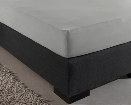 Single Jersey Fitted Sheet - Grey