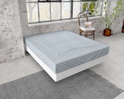 Flannel premium fitted sheet - Grey