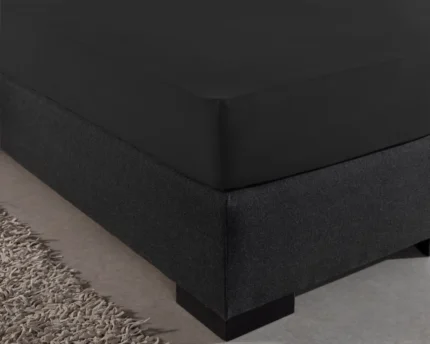 Jersey Fitted Sheet - Black