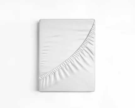 Cotton Topper Fitted Sheet - White