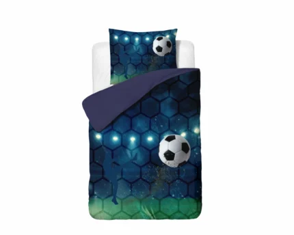 Little Monsters Live football duvet cover - Blue