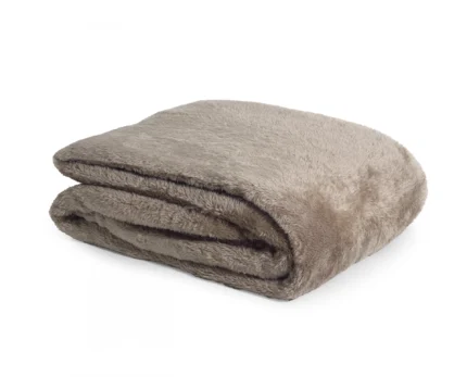 Deluxe Teddy Plaid - Diep Taupe