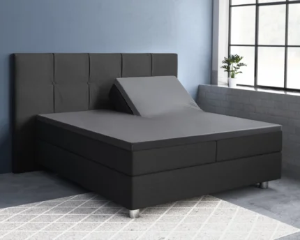 Deluxe Split Topper Fitted Sheet - Anthracite