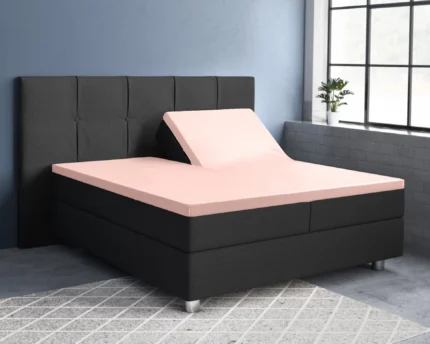 Deluxe Split Topper Fitted Sheet - Pink