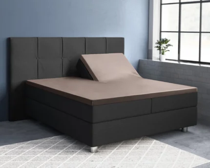 Deluxe Split Topper Fitted Sheet - Taupe