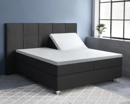 Deluxe Split Topper Fitted Sheet - White