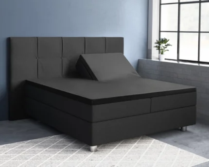 Deluxe Split Topper Fitted Sheet - Black
