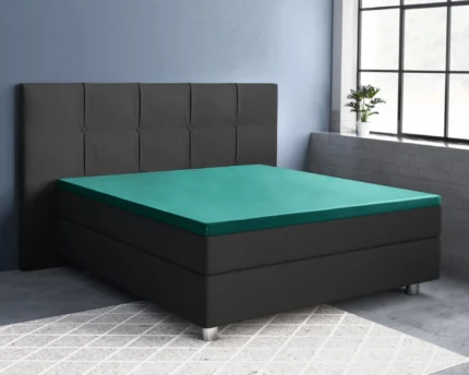 Deluxe Topper Fitted Sheet - Dark Green