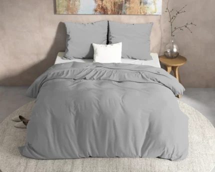Flannel Mendez duvet cover - Grey