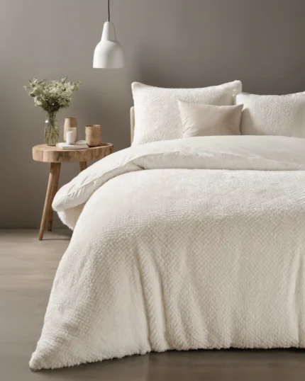 Fur Teddy duvet cover - Beige