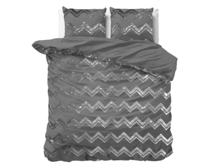 Glamour Wave duvet cover - grey