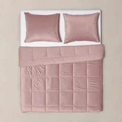 Lazy Velvet Duvet Old Pink