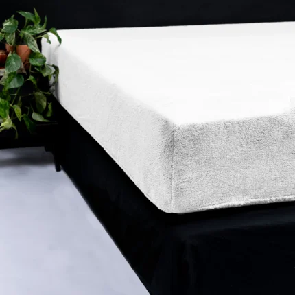 Sleeptime Teddy fitted sheet - White