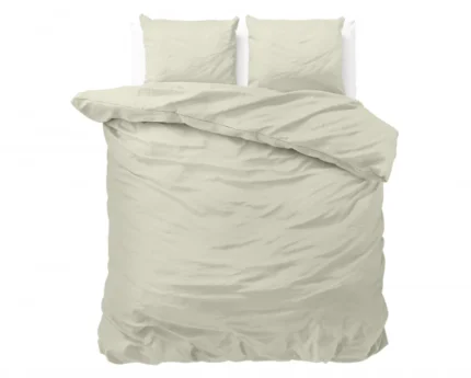 Zensation Satin Point dekbedovertrek - Creme